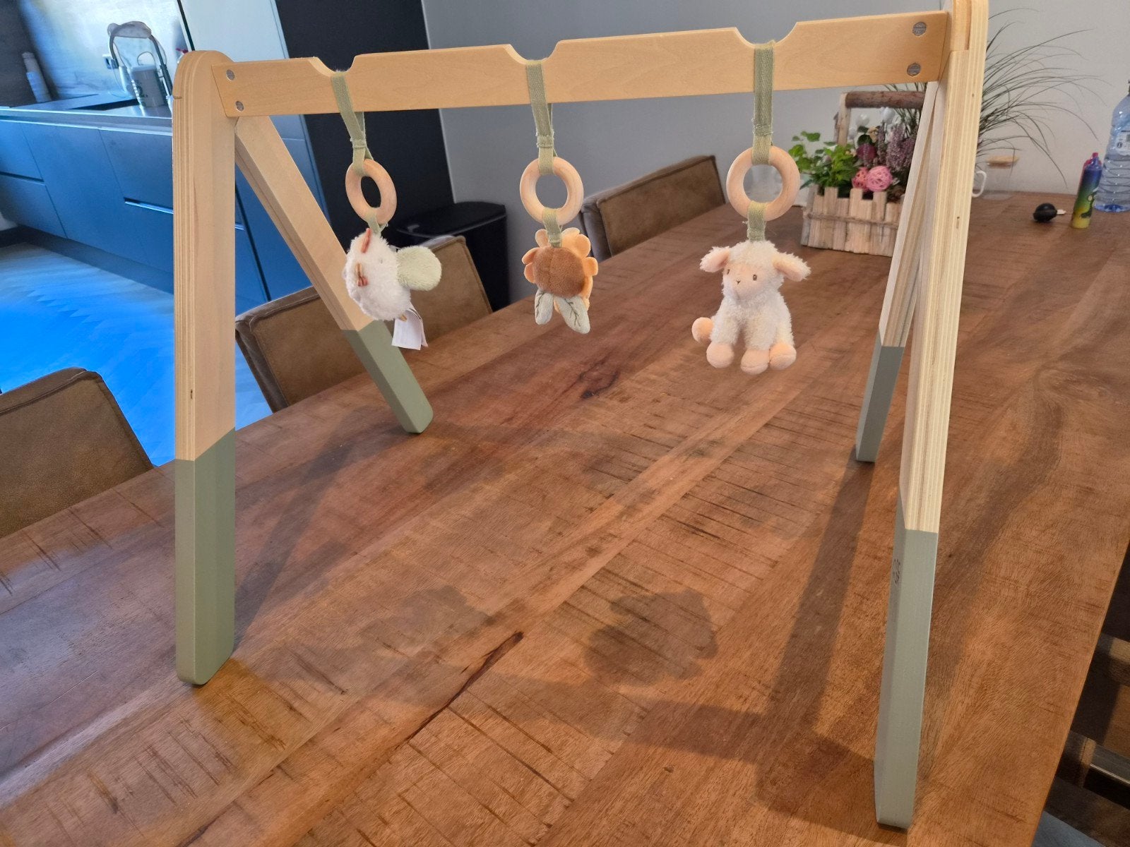 babygym Little Dutch, farm, groen, Ophalen, Zo goed als nieuw