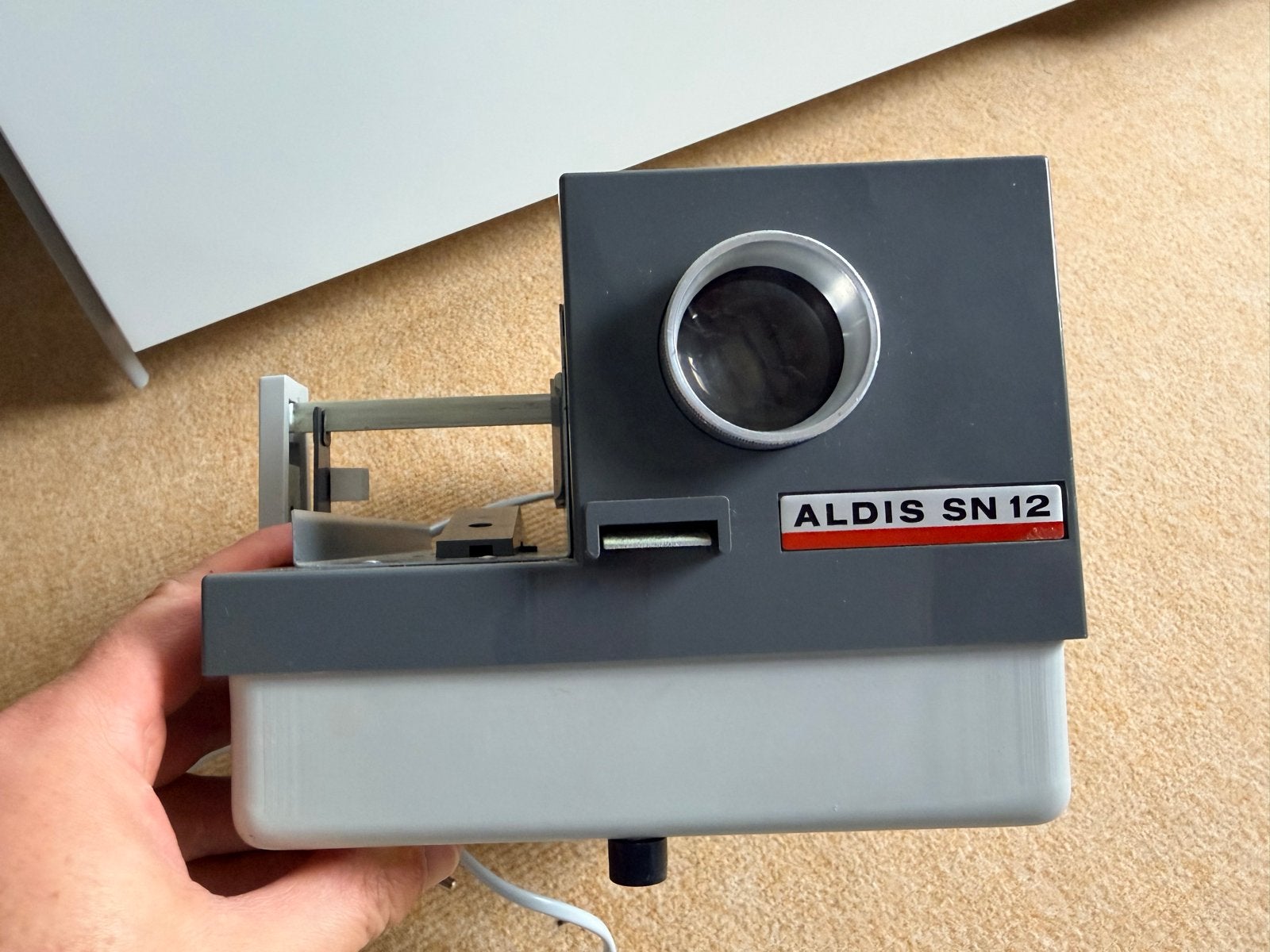Aldis SN 12 Diaprojector - Lamp ontbreekt, Ophalen of Verzenden, Niet werkend