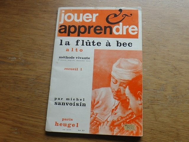 Alt Blokfluitmethode: Jouer et Apprendre la Flûte à Bec, Gebruikt, Klassiek, Les of Cursus, Ophalen of Verzenden
