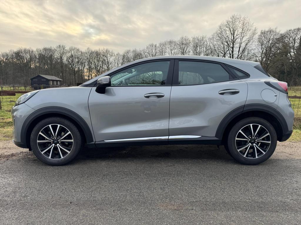 Ford Puma 1.0 EcoBoost Hybrid Titanium prachtige staat trekh, Origineel Nederlands, Bedrijf, Handgeschakeld, Hybride Elektrisch/Benzine