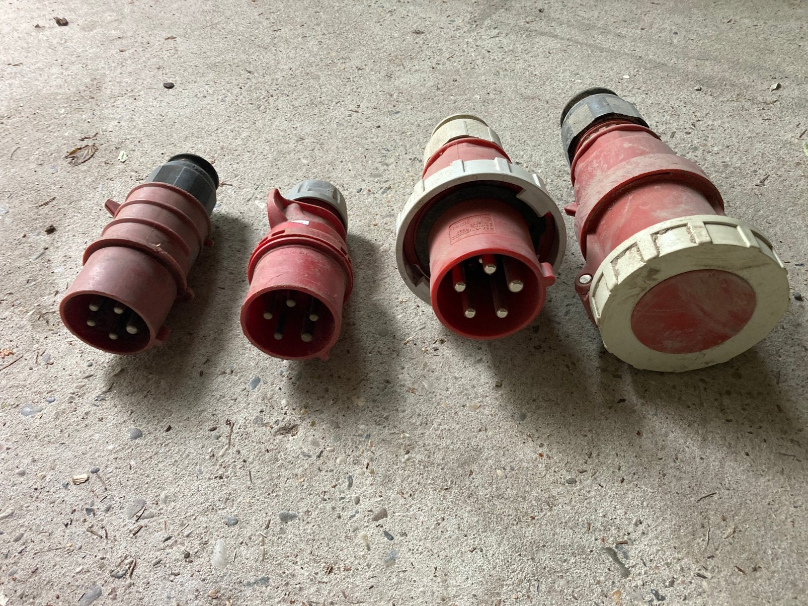 Krachtstroom stekkers divers, Doe-het-zelf en Verbouw, Ophalen of Verzenden, Gebruikt, Stekker
