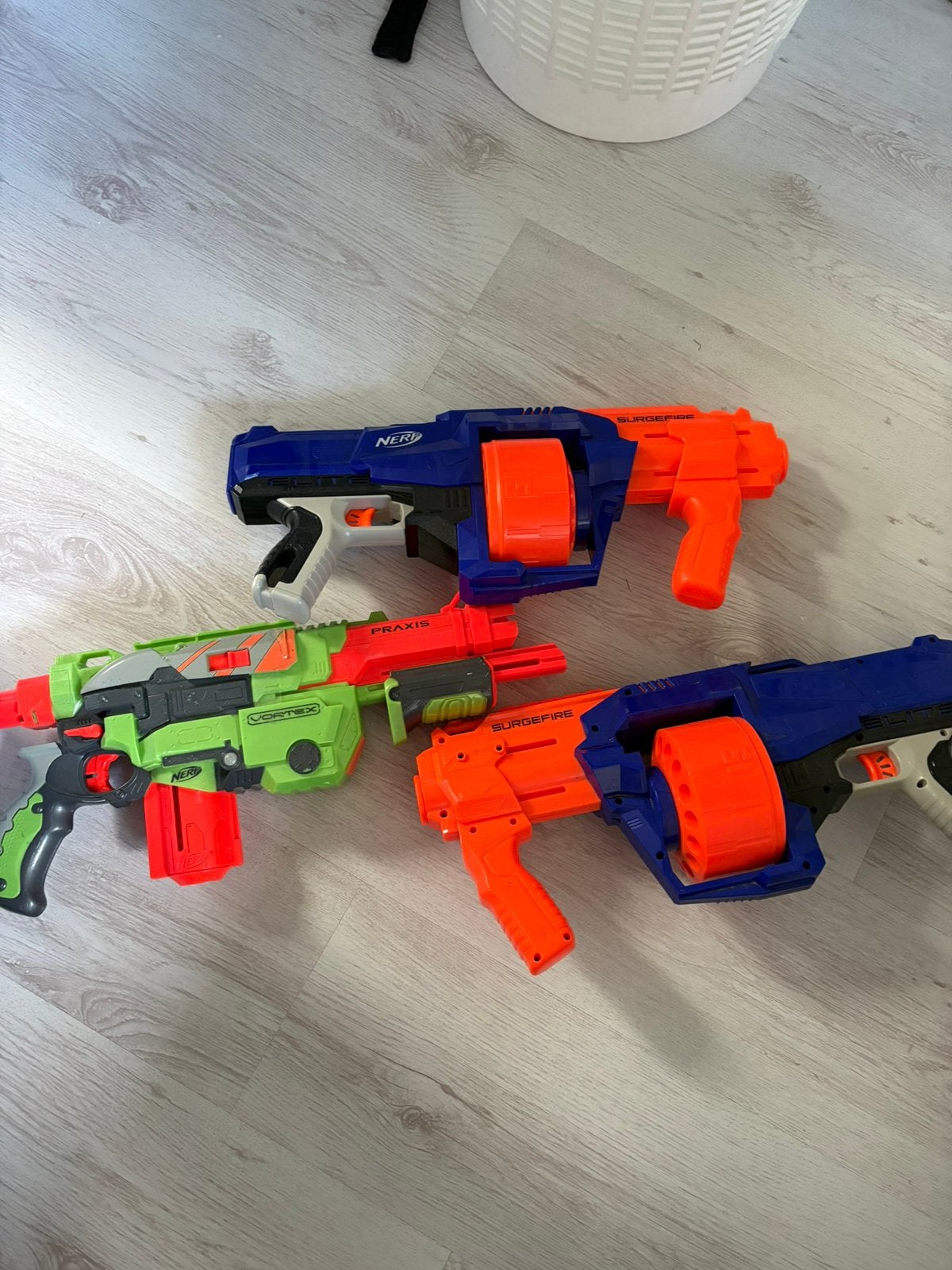 Nerf pistolen alles in 1 koop, Ophalen, Zo goed als nieuw