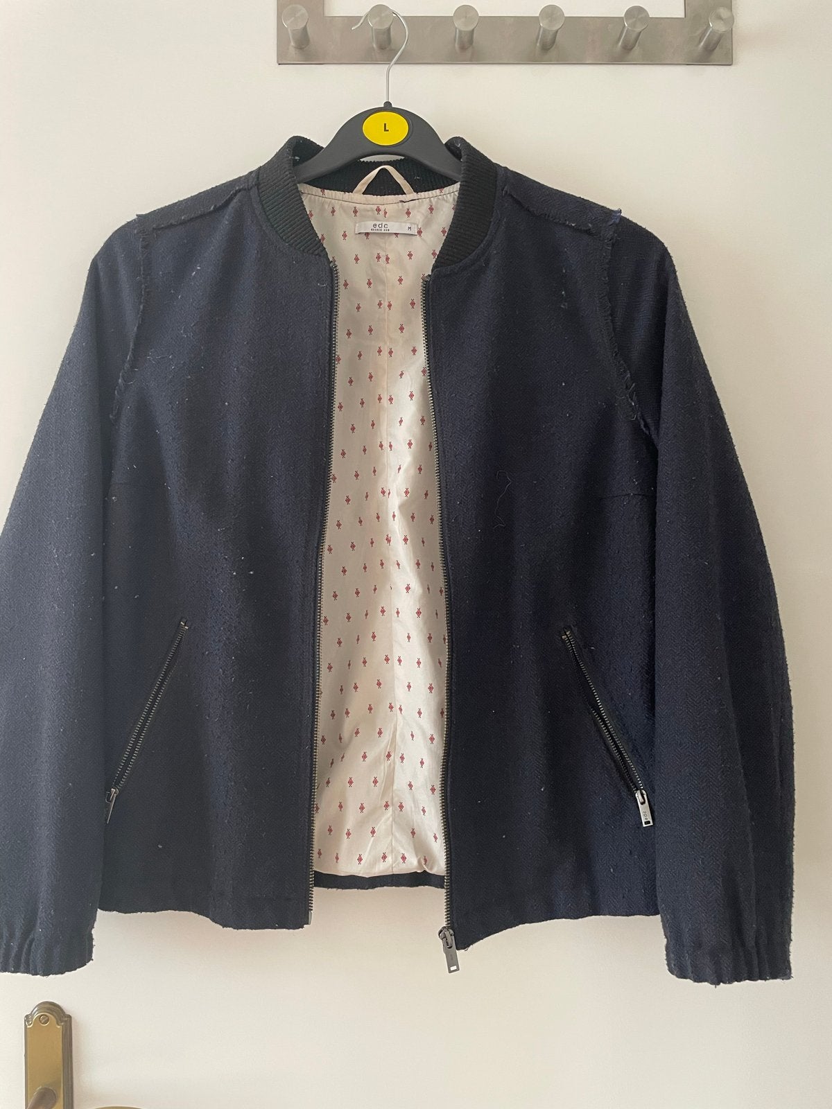 EDC by Esprit Bomberjack Maat M, Kleding | Dames, Ophalen of Verzenden, Zo goed als nieuw, Maat 38/40 (M), Blauw