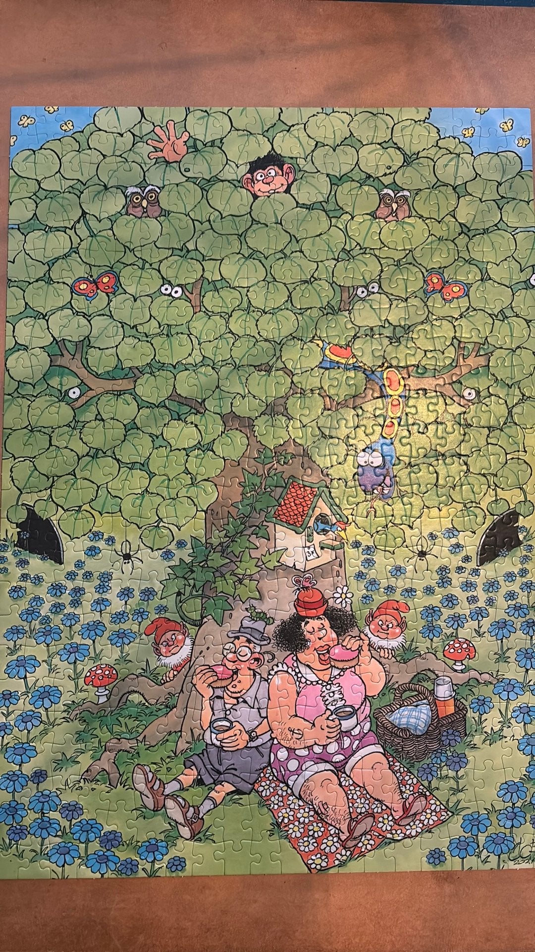 Jan van Haasteren - Picnic plezier, Ophalen of Verzenden, 500 t/m 1500 stukjes, Zo goed als nieuw, Legpuzzel