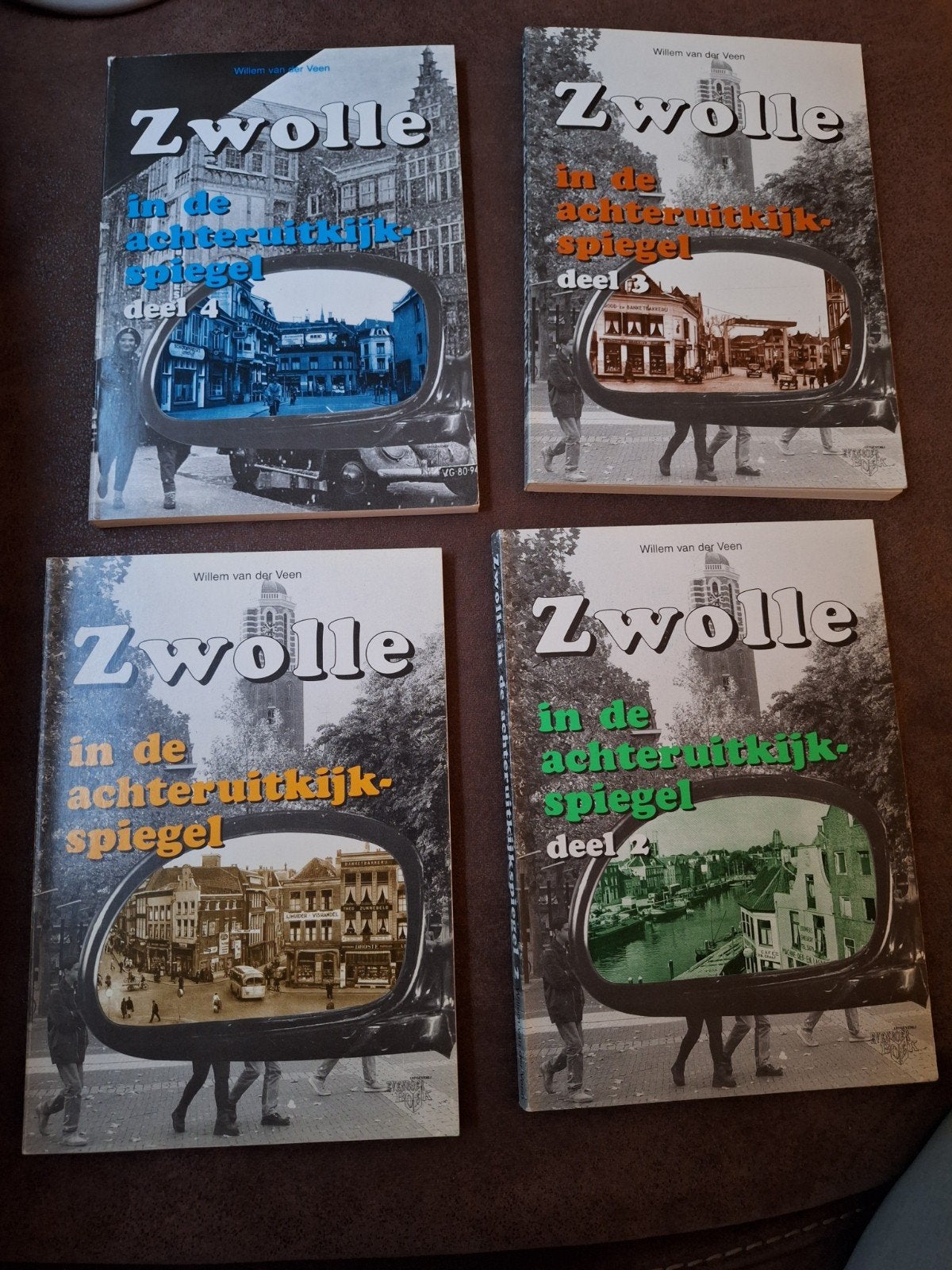Zwolle in de achteruitkijkspiegel - Dee 1, 2, 3 en 4, Ophalen of Verzenden, 20e eeuw of later, Gelezen, Willem van der Veen