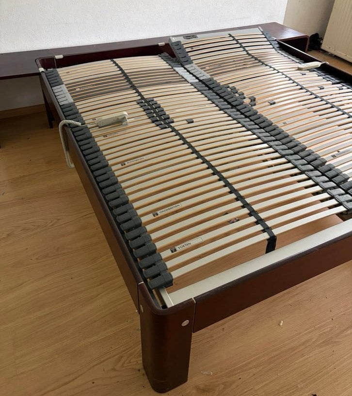 Auping Auronde tweepersoonsbed / electrisch, Ophalen, Verstelbaar, Wit, Tweepersoons
