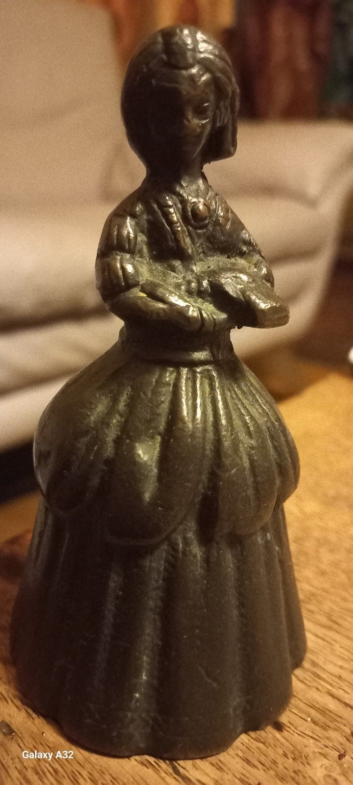 Bronzen Tafelbel 19e eeuw., Ophalen of Verzenden