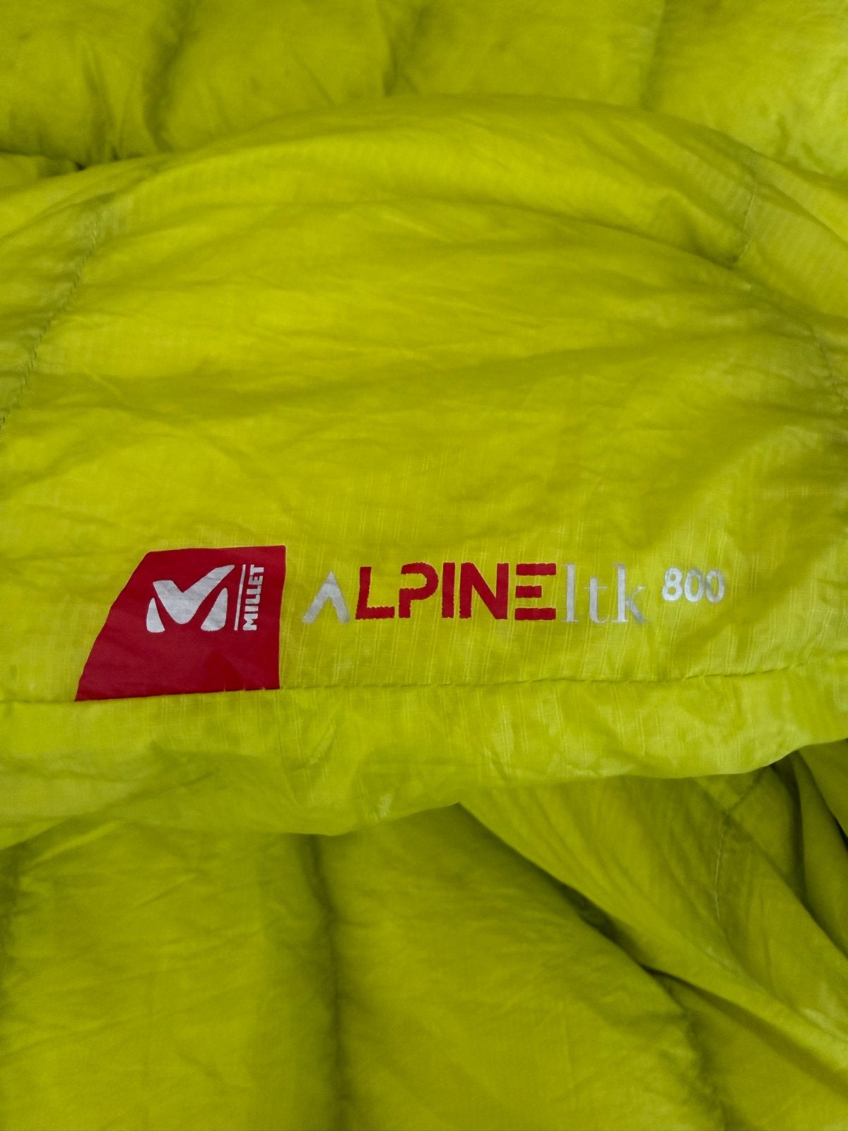 Millet Alpine LTK 800 Slaapzak - Lichtgewicht en Warm, Ophalen, Gebruikt
