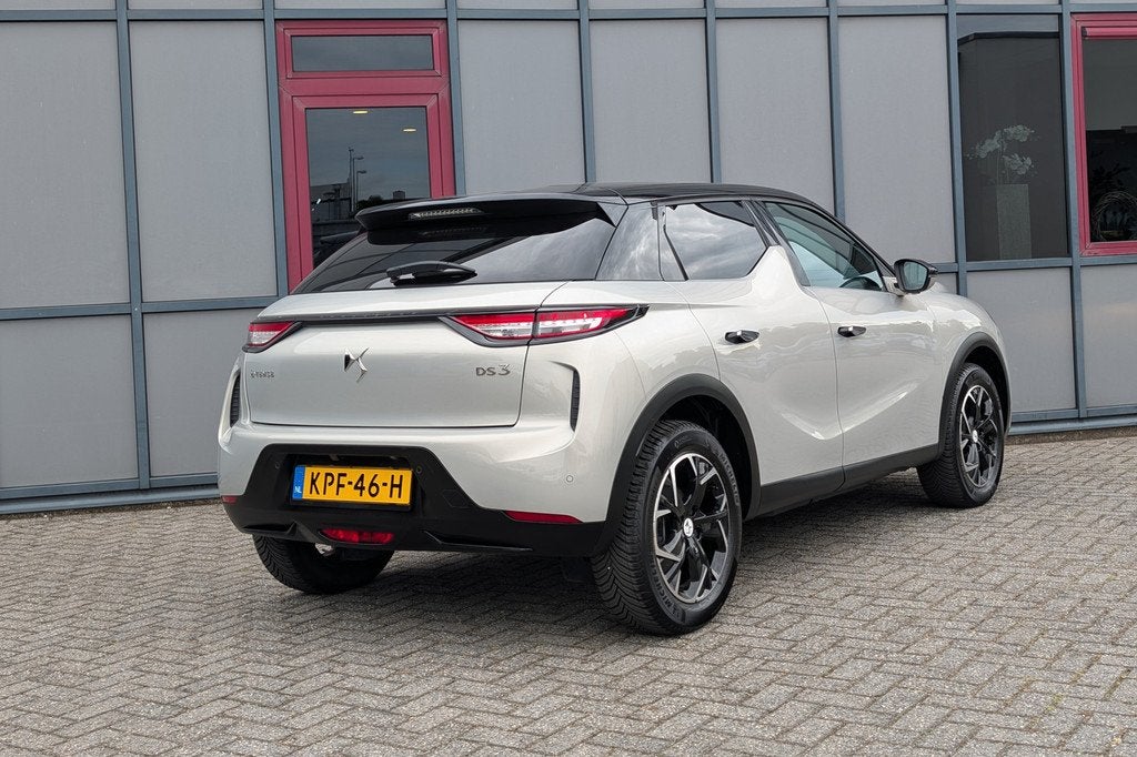 DS DS 3 Crossback E-Tense Bastille 50kWh SOH 94% 360 Camera, Auto's, DS, Gebruikt, Zwart, Lichtsensor, Met garantie (alle)