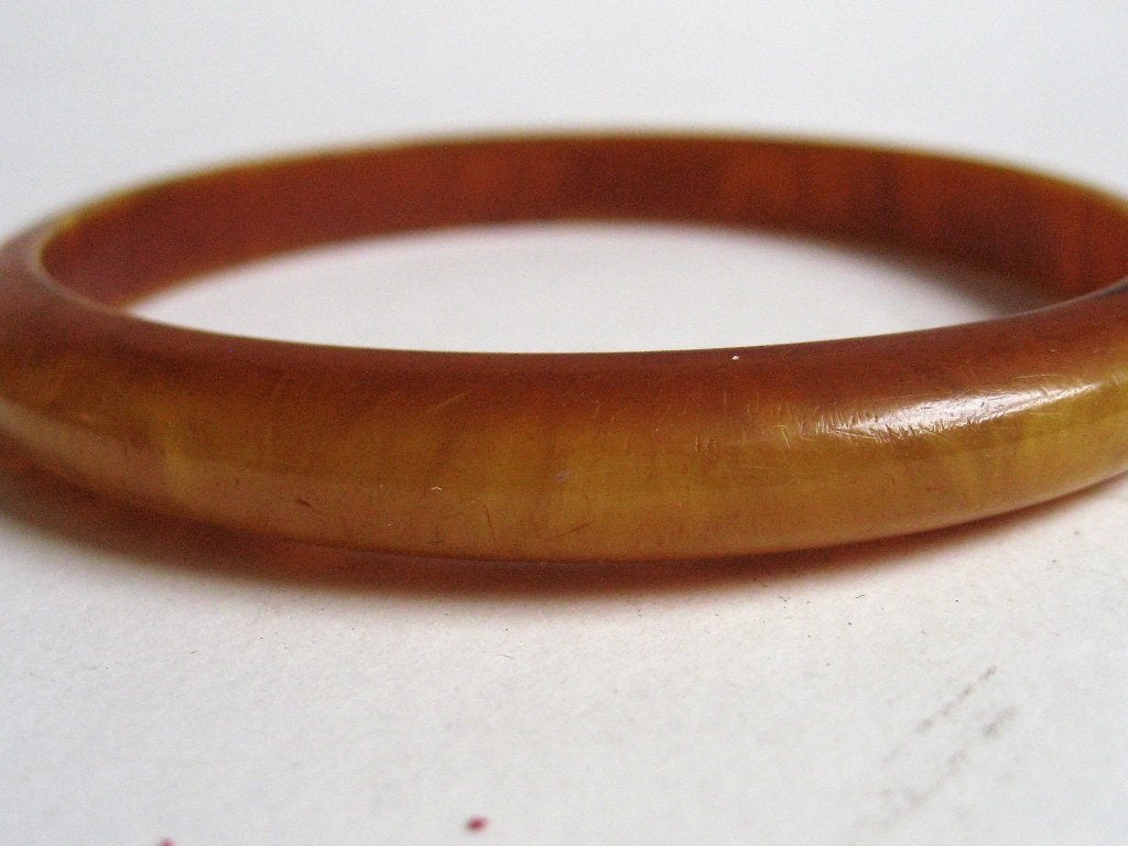 Antieke bakeliet barnsteen armband jaren 30, Ophalen of Verzenden, Dames
