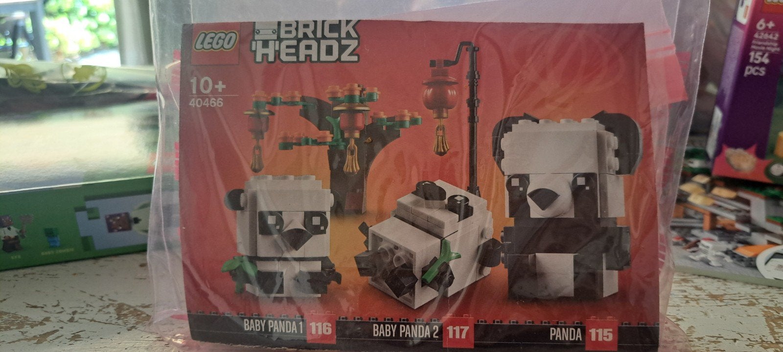 LEGO BrickHeadz 40466 Panda's - Nieuw in verpakking, Ophalen of Verzenden, Nieuw