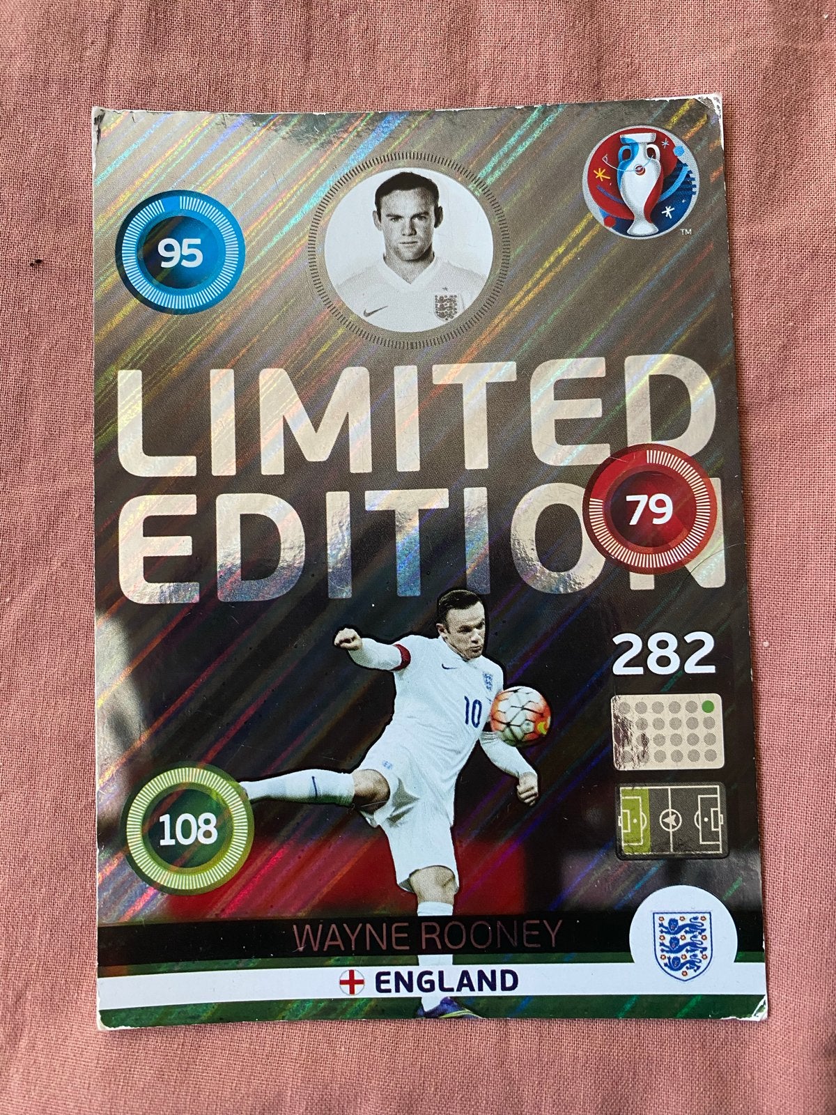 Panini Adrenalyn XL Limited Edition Wayne Rooney, Verzamelen, Ophalen, Zo goed als nieuw, Speelkaart(en)