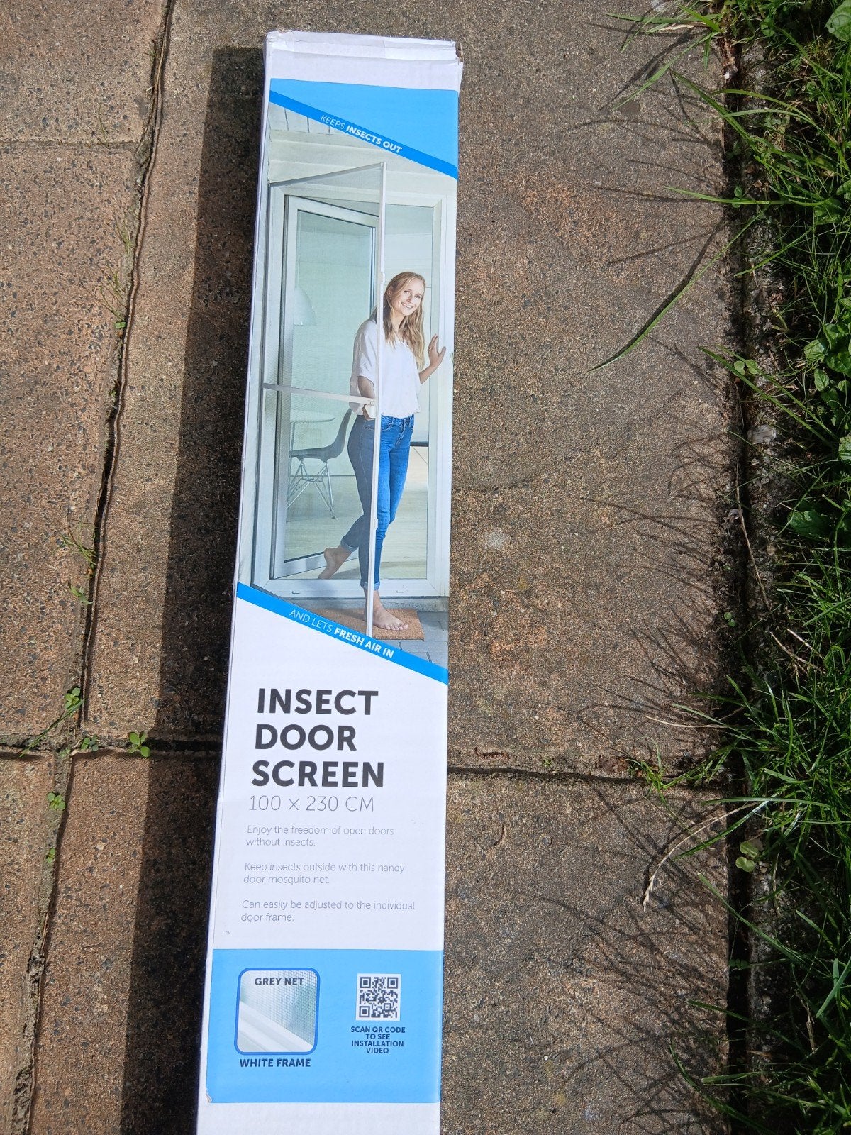 Nieuwe insectenhor voor deur - 100 x 230 cm, Ophalen, 80 tot 100 cm, 215 cm of meer, Hordeur
