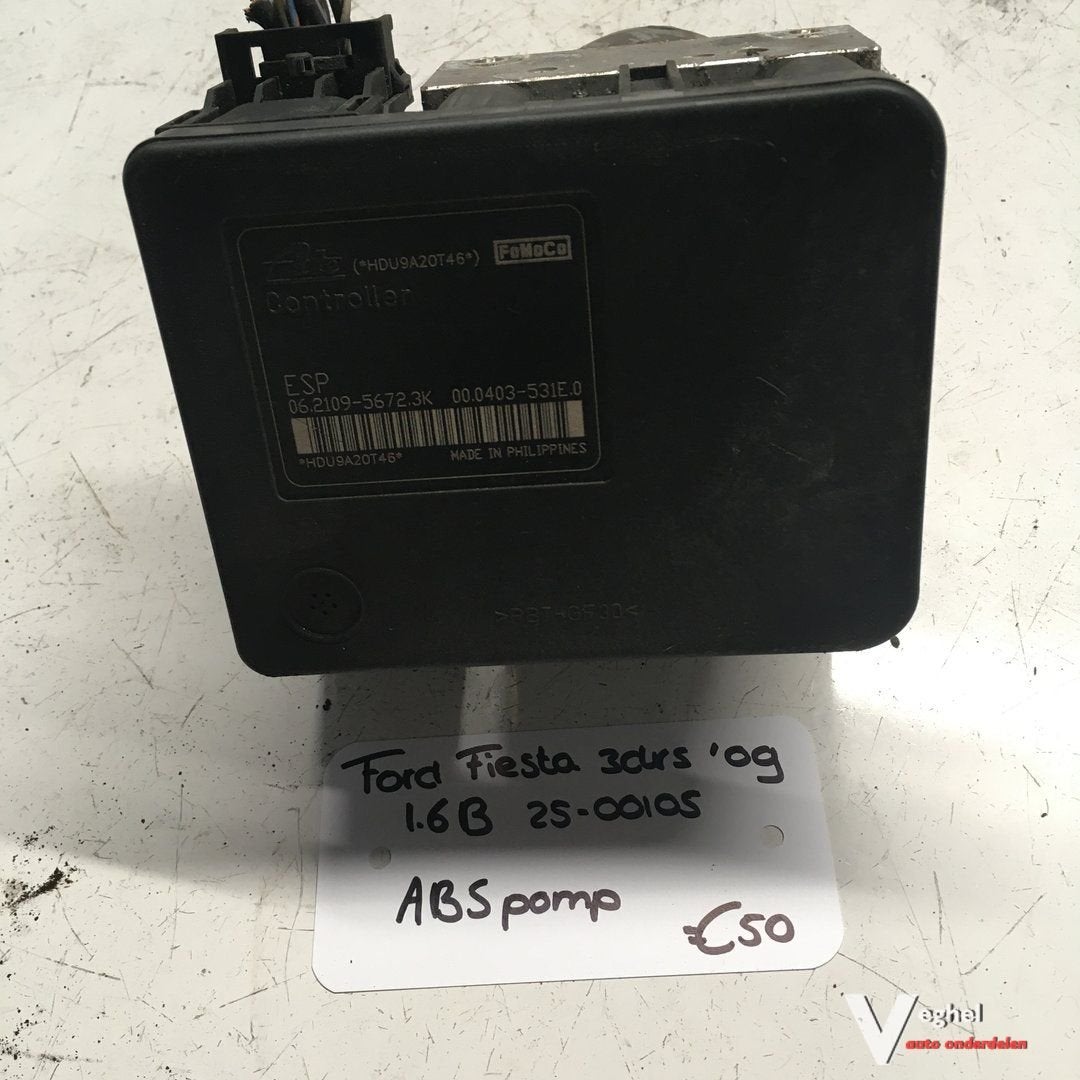 Ford Fiesta 3 drs 1.6 B 2009 2500105   ABS Pomp   HDU9A20T46, Gebruikt, -, -, Ophalen of Verzenden