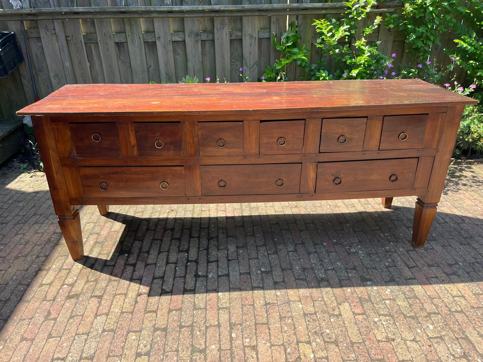 Dressoir, Ophalen of Verzenden, Gebruikt, 50 tot 75 cm, Met lade(s)