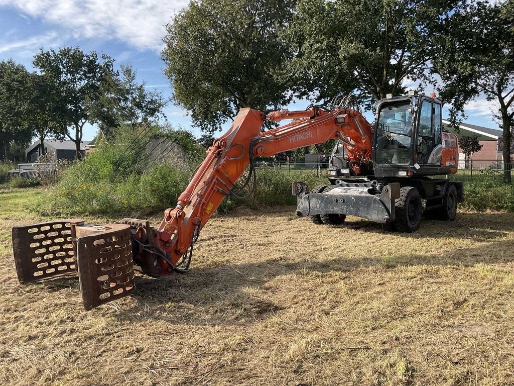 2017 Hitachi Zaxis 140 W-6 Wheeled Excavator, Graafmachine
