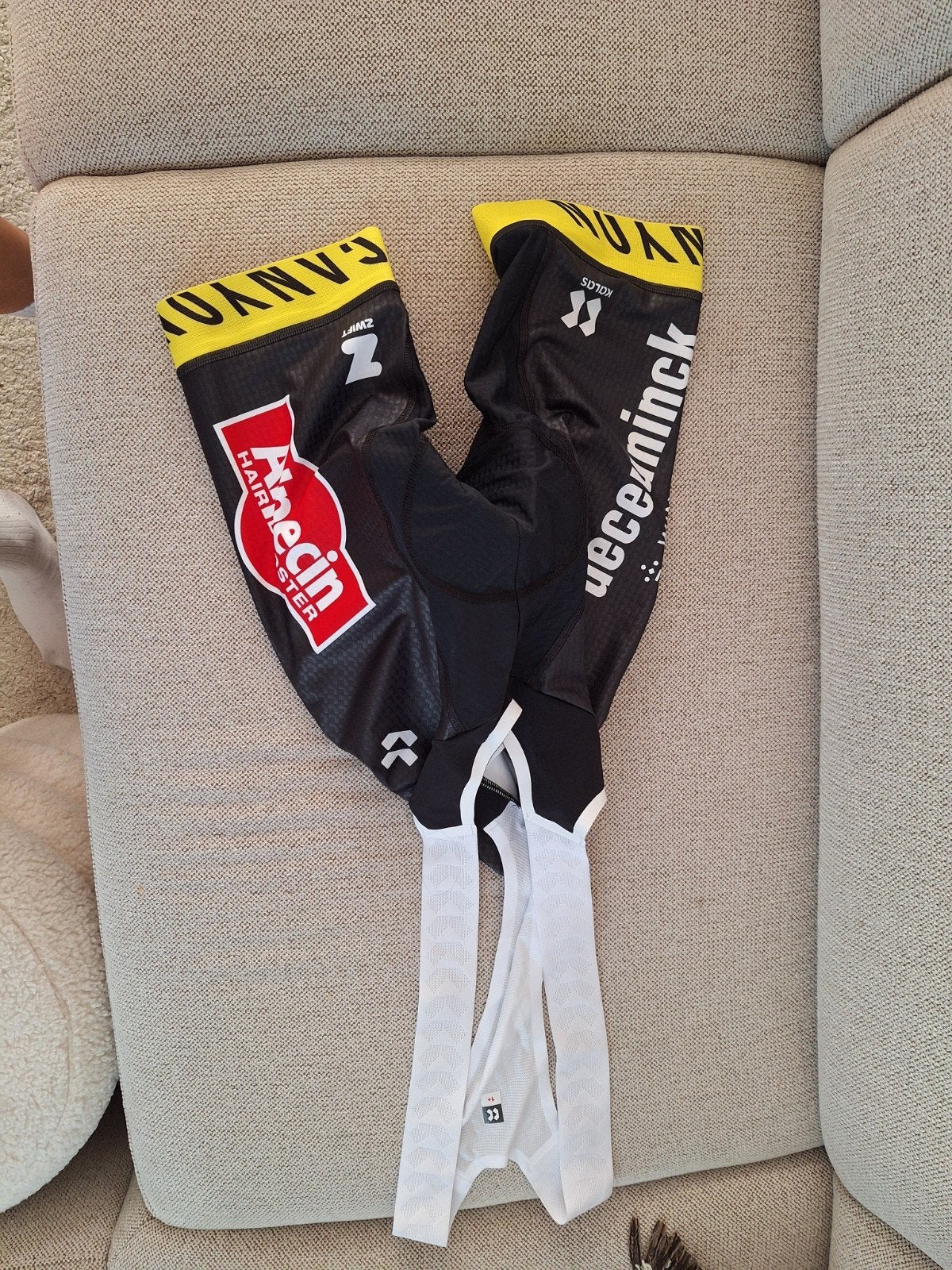 Alpecin Deceuninck Kalas Zwift Tour de France bib broek, Ophalen, Overige