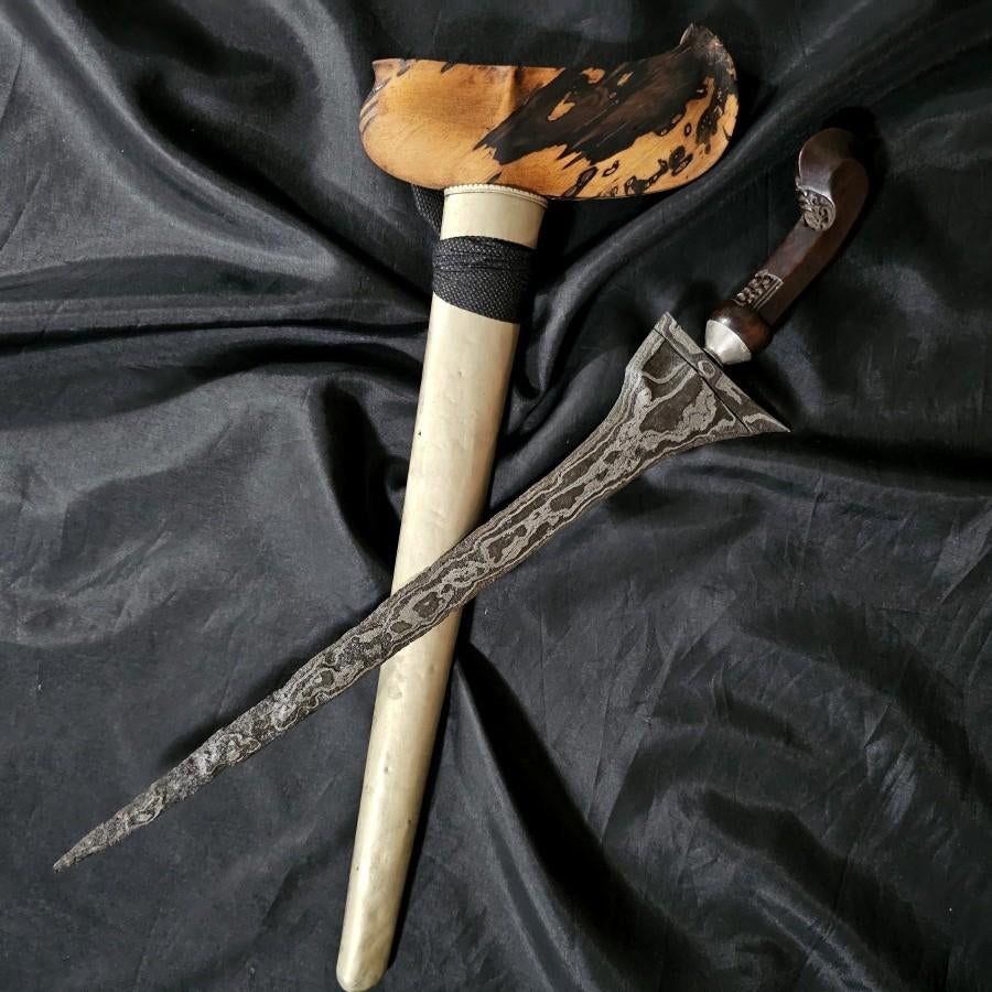 Antieke Keris Brojol Jung Isi Dunyo Timoho Surakarta KNM07, Antiek en Kunst, Verzenden