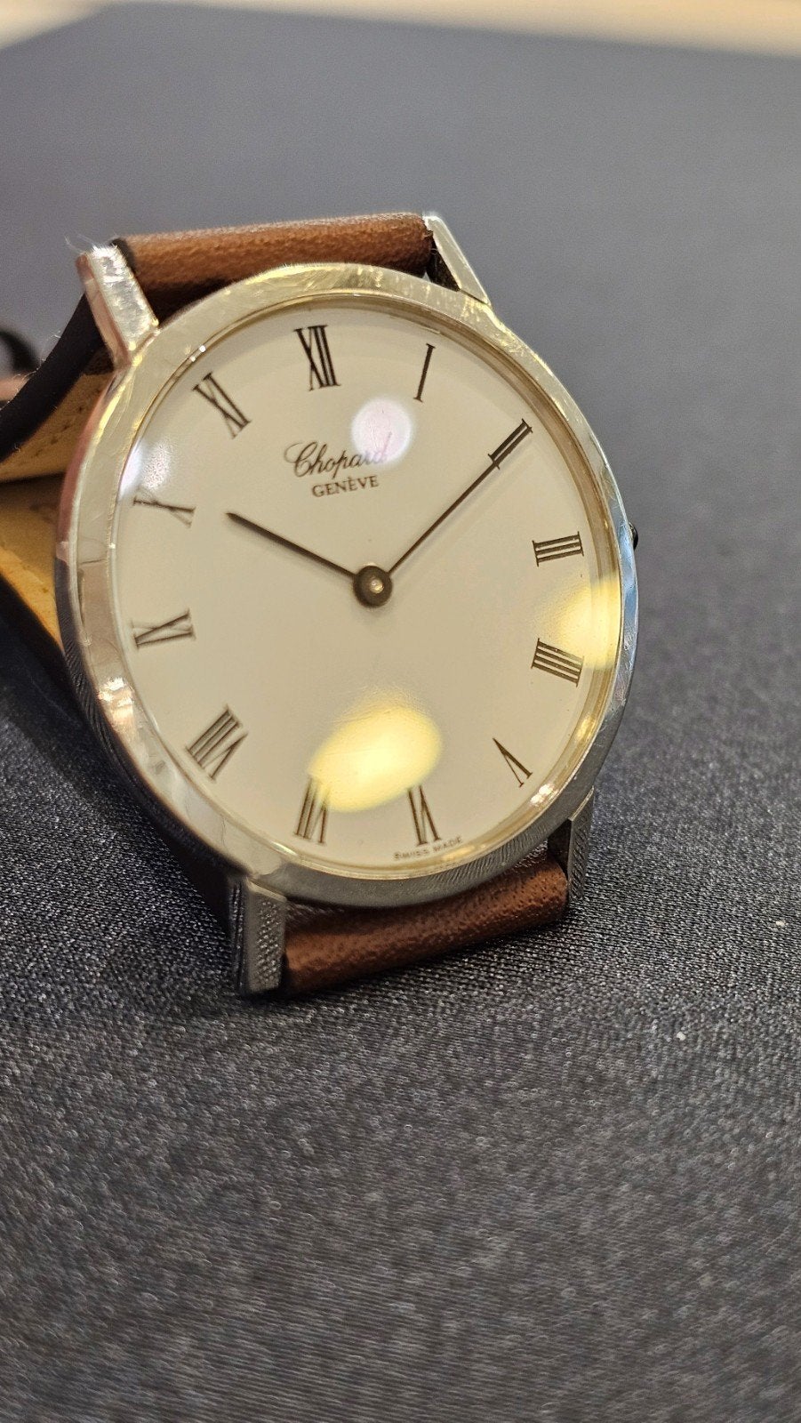 Chopard Opwind horloge 1965, Overige merken, Staal, Met bandje, Polshorloge