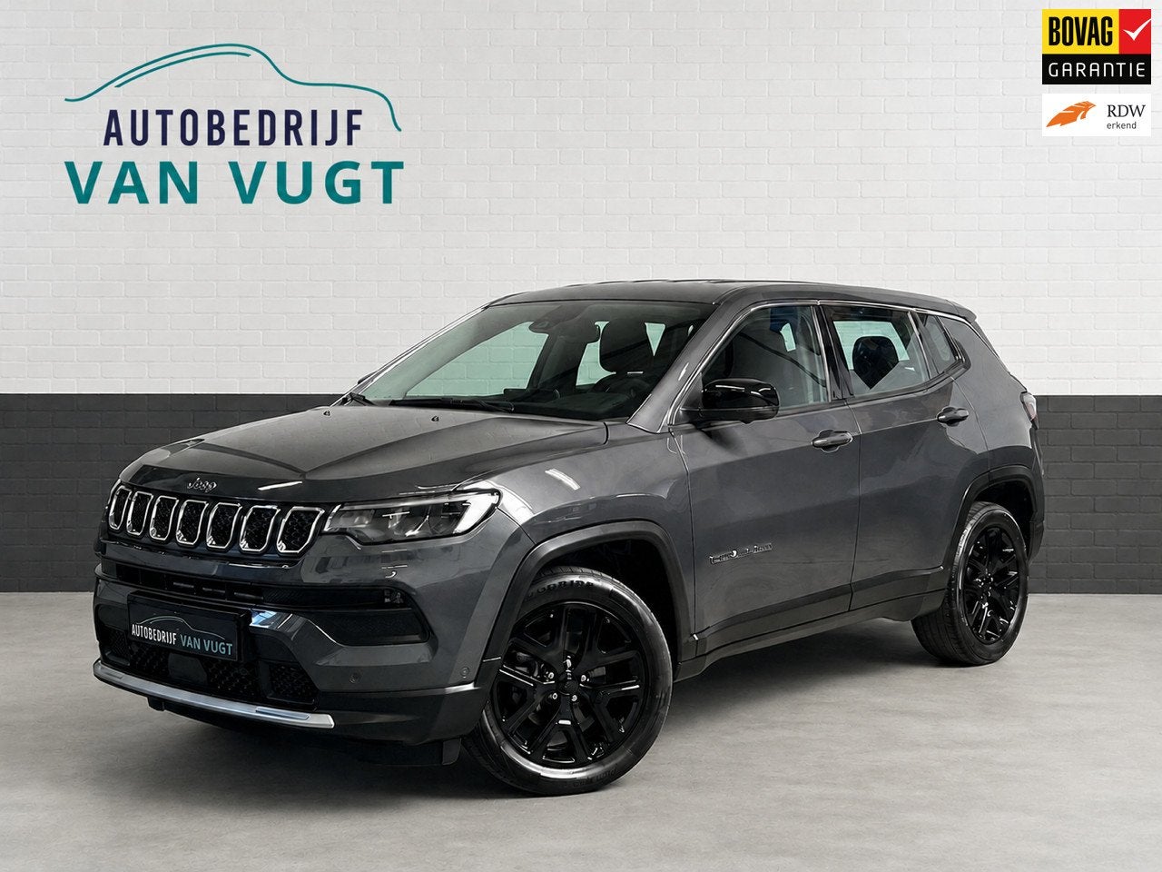Jeep COMPASS 1.5T e-Hybrid. 360 camera, Apple Android, pdc, Auto's, Gebruikt, 4 cilinders, Leder en Stof, Bedrijf