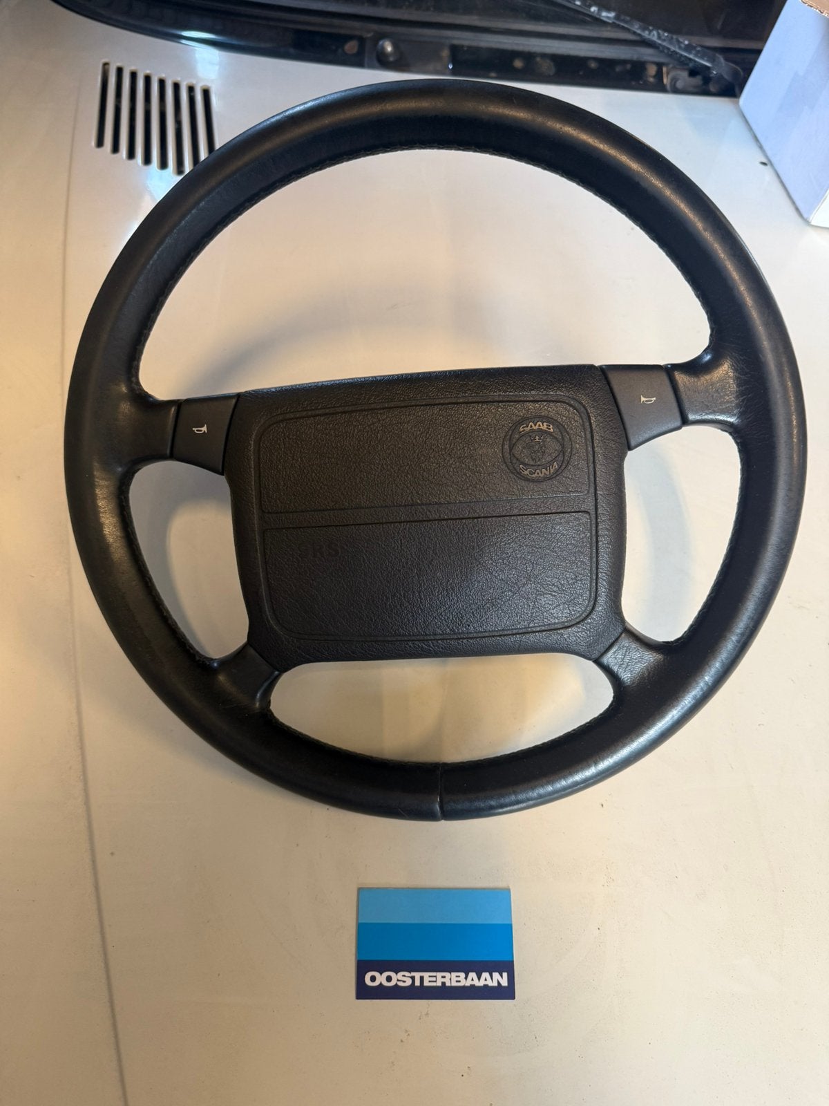 Saab 900 Airbag stuurwiel leder, Auto-onderdelen, Ophalen, Nieuw, Saab