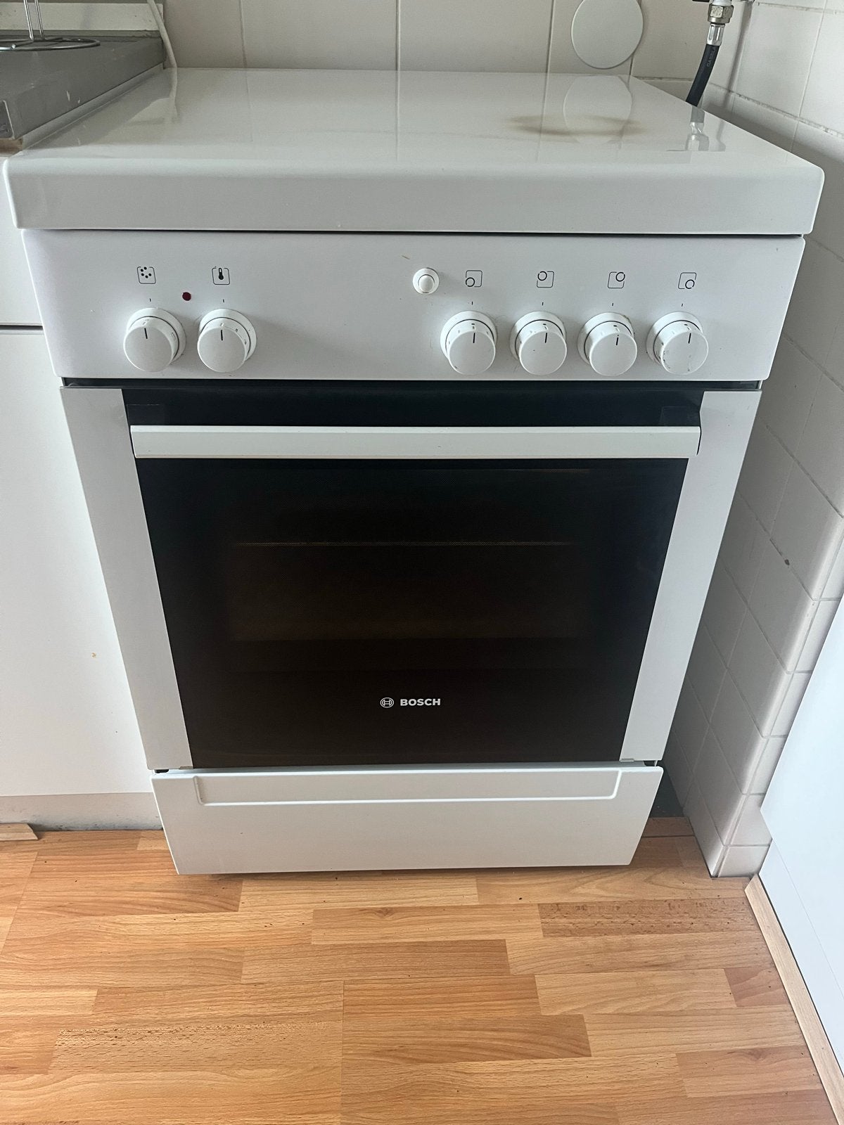 Bosch Vrijstaand Gasfornuis met Oven - Gebruikt, Ophalen, Gebruikt, 60 cm of meer, 4 kookzones