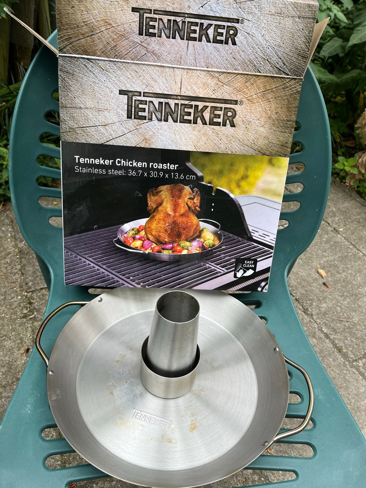 Tenneker Chicken Roaster RVS - Voor de perfecte kip, Ophalen, Gebruikt