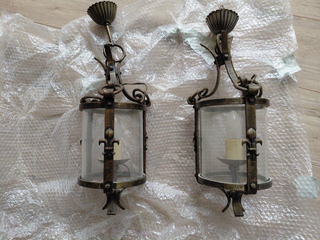 antieke lamp, Ophalen