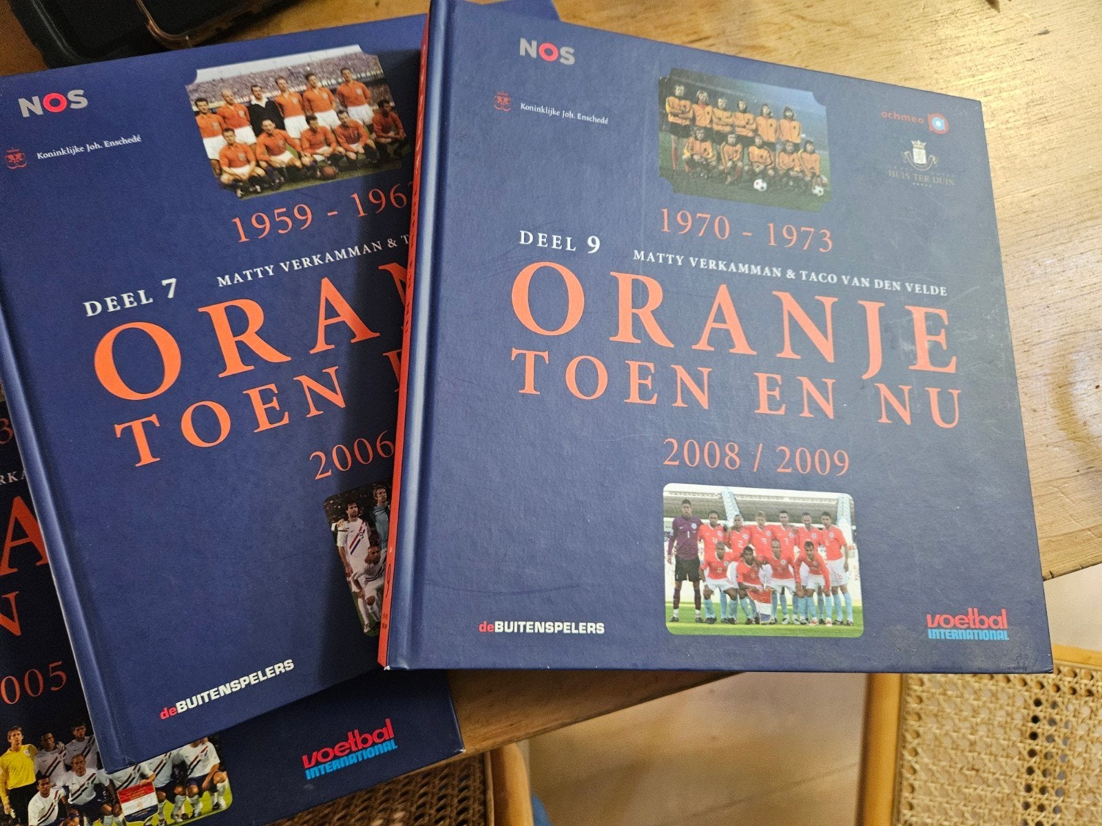 Oranje Toen en Nu - Voetbalboeken Matty Verkamman, Ophalen of Verzenden, Zo goed als nieuw, Matty Verkamman, Balsport