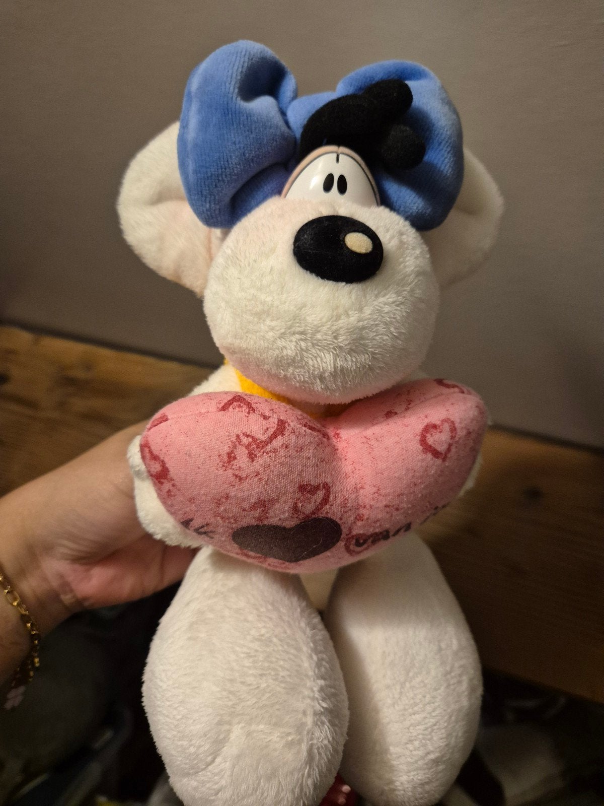 Diddlina knuffel met hartje - nette staat, Ophalen of Verzenden, Diddlina