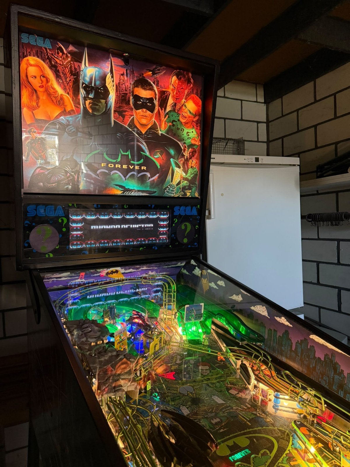 Batman Forever Flipperkast Gereviseerd, Ophalen, Gebruikt, Flipperkast