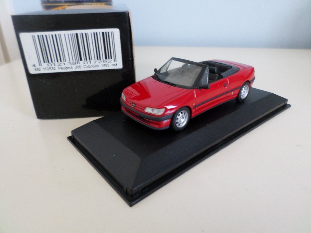 PEUGEOT 306 Cabrio van 1995 Nostalgie, Ophalen of Verzenden, Nieuw, Auto, MiniChamps