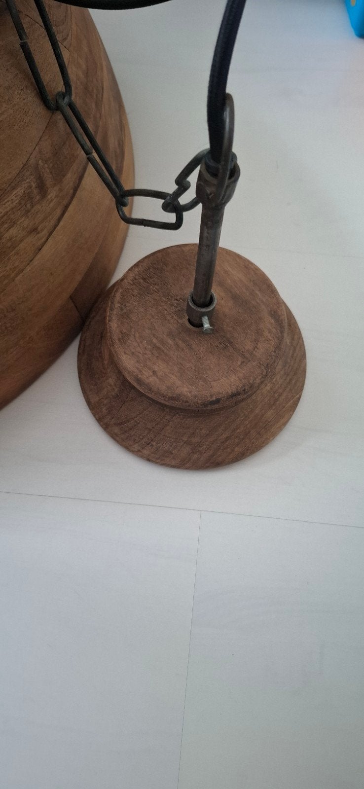 Foto 4 van mooie houten hanglamp