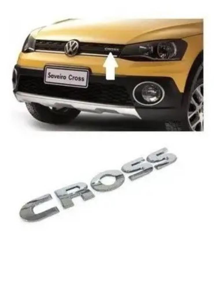 Rare OEM VW CROSS Emblem – Brazil Market, Auto diversen, Ophalen of Verzenden