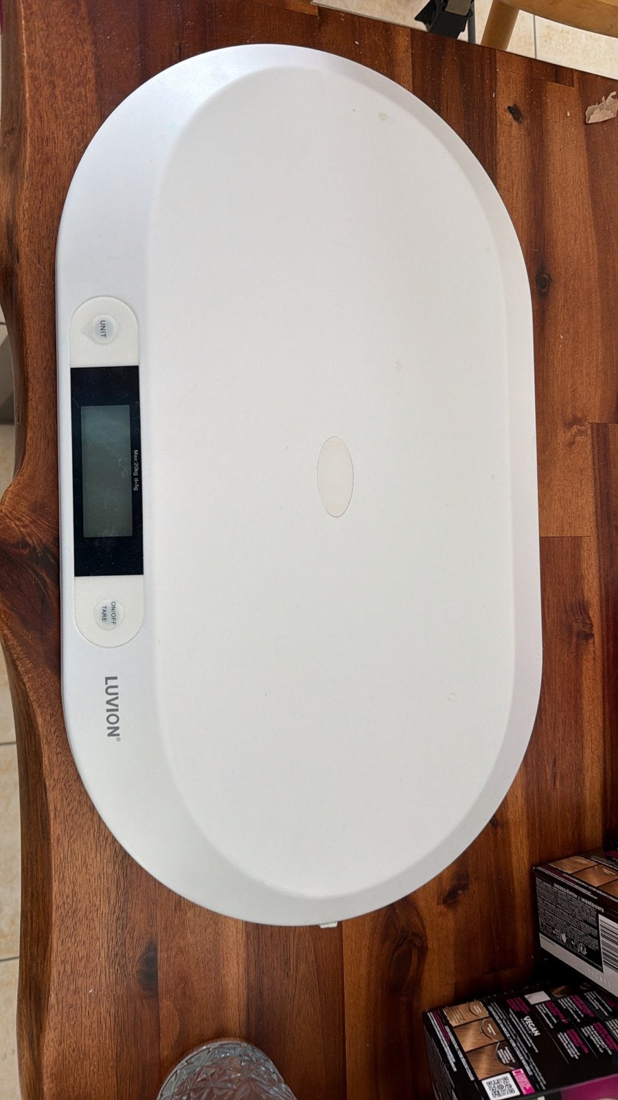 Luvion Deluxe Exact-75 Babyweegschaal tot 20kg, Ophalen of Verzenden, Zo goed als nieuw