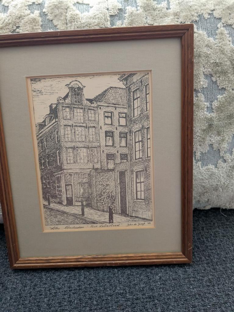 John de Jongh litho Amsterdam, Antiek en Kunst, Ophalen of Verzenden