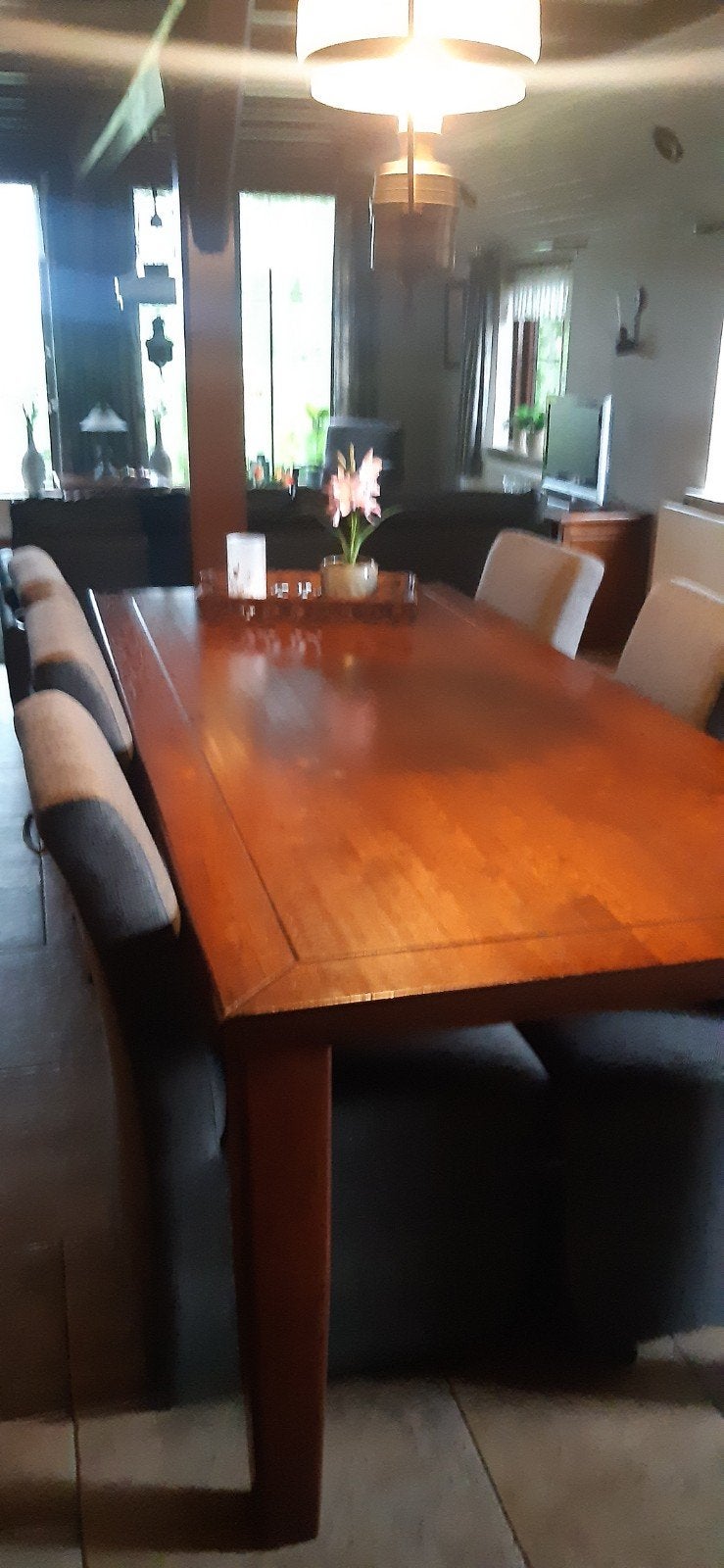 Eettafel, Ophalen, Rechthoekig, 200 cm of meer, 50 tot 100 cm
