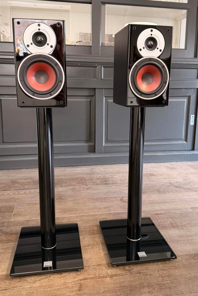Dali Zensor 1 met originele Dali stands, Audio, Tv en Foto, Luidsprekers, Zo goed als nieuw, Front, Rear of Stereo speakers, 120 watt of meer