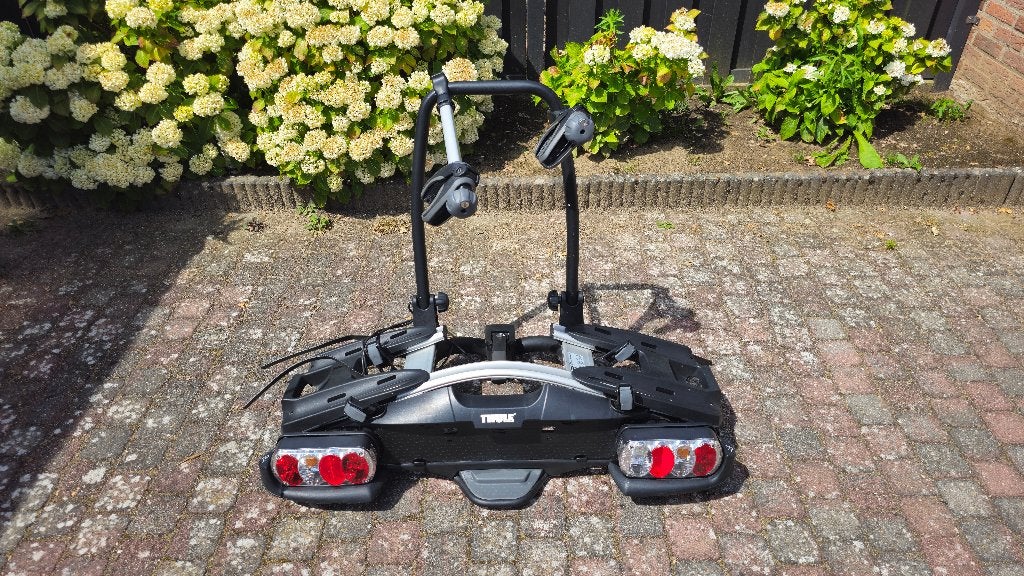 Thule Fietsendrager VeloCompact 924 - Trekhaakdrager, Auto diversen, Fietsendragers, Ophalen, Gebruikt, Elektrische fiets, 2 fietsen