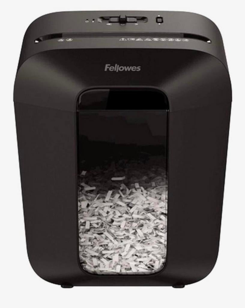 Fellowes LX50 Papierversnipperaar -Cross-Cut-P4 -9Vel -17L, Ophalen of Verzenden, Nieuw