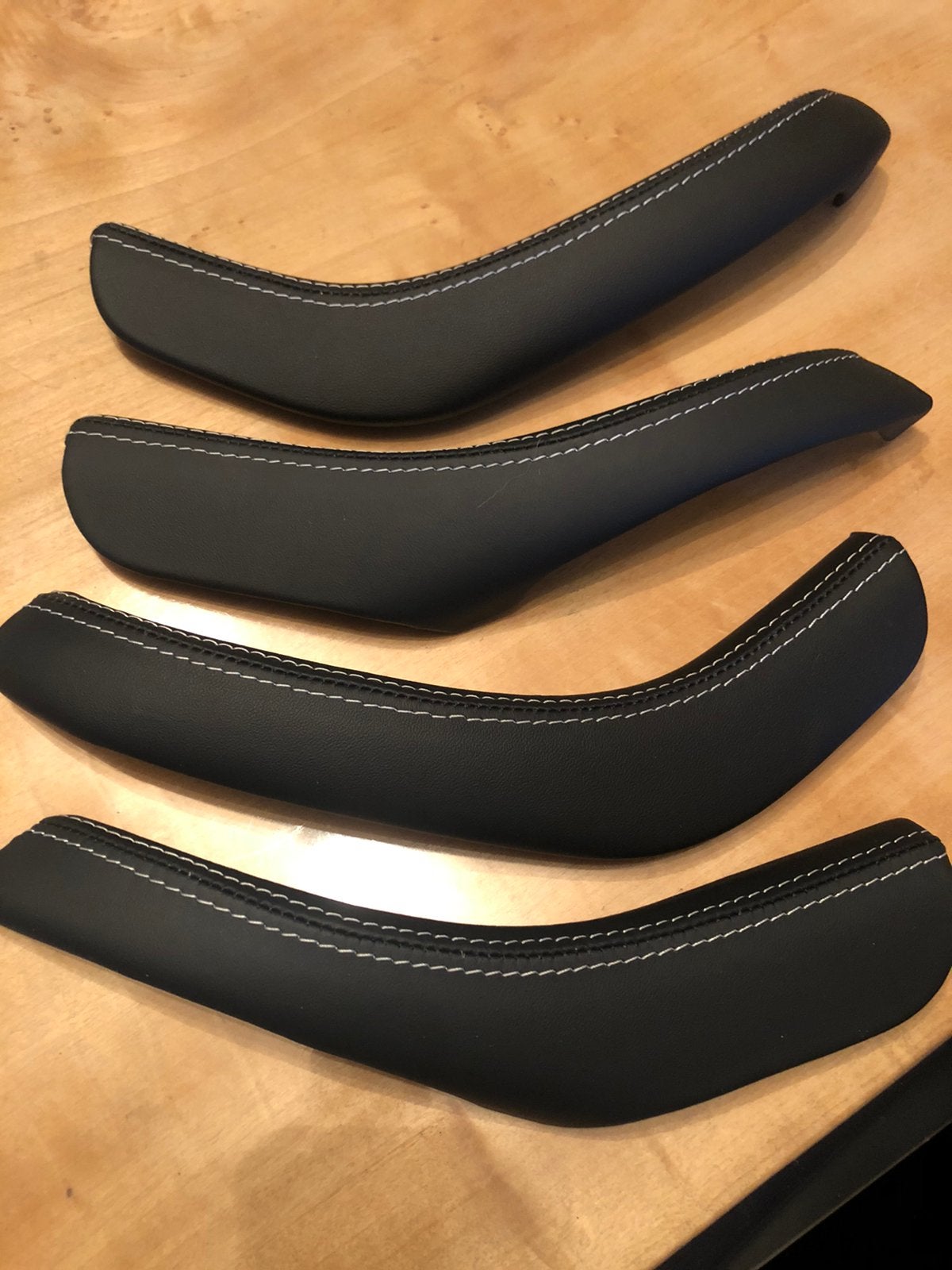 Set van 4 nieuwe lederen handgrepen Saab 9-3 Sedan/Estate, Ophalen of Verzenden, Nieuw