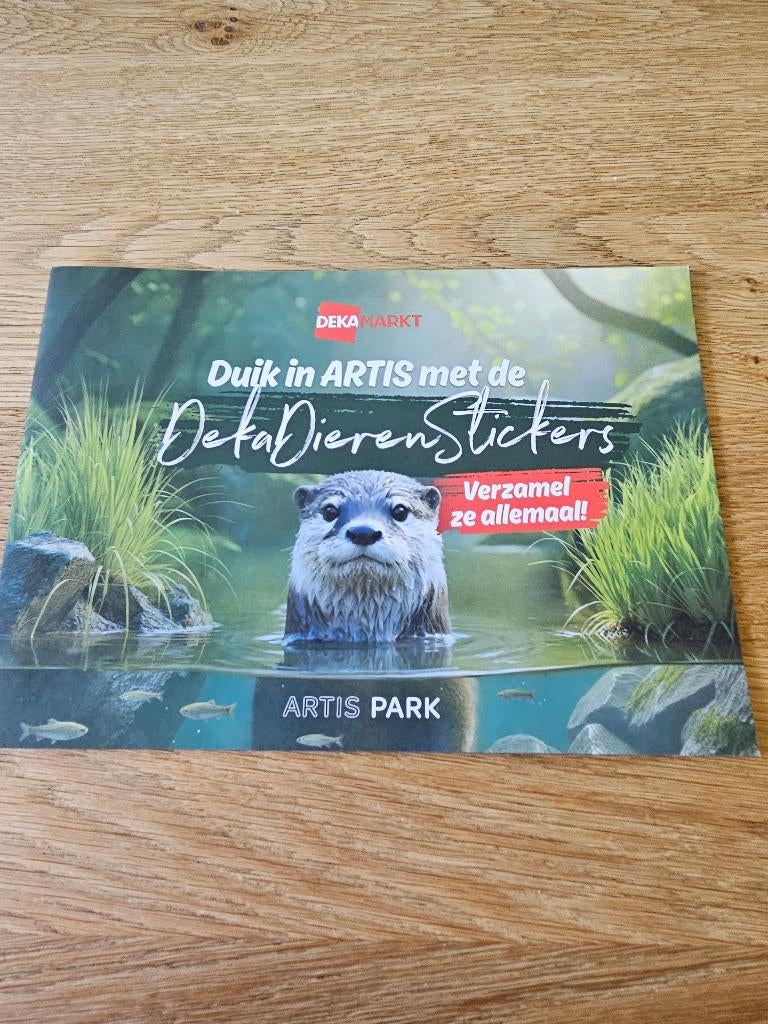 Stickerboek deka artis, Dekamarkt, Ophalen of Verzenden