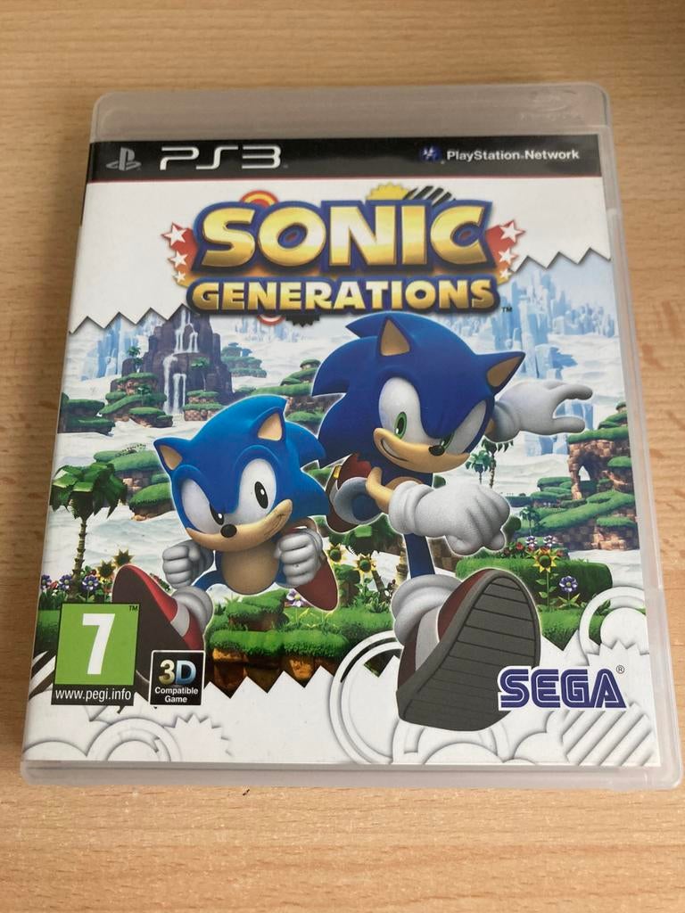 Sonic Generations Playstation 3, Avontuur en Actie, 1 speler, Ophalen of Verzenden, Zo goed als nieuw