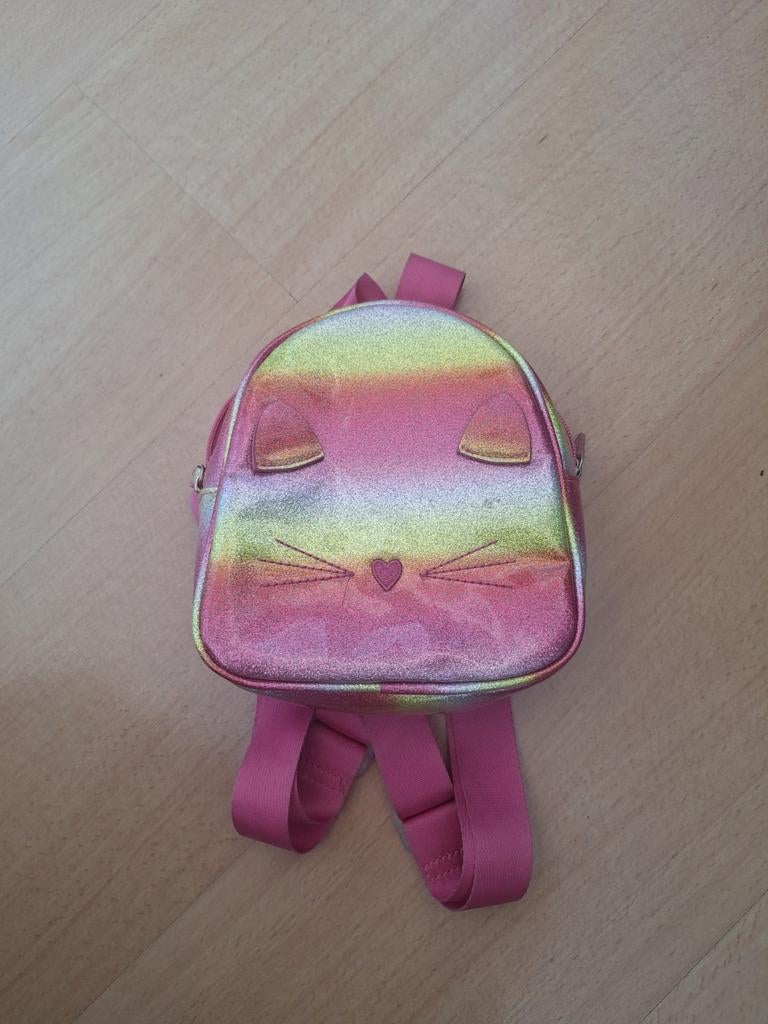Leuk rugtasje voor kinderen rainbow lak, Minder dan 30 cm, Rugtas, Ophalen of Verzenden, Zo goed als nieuw