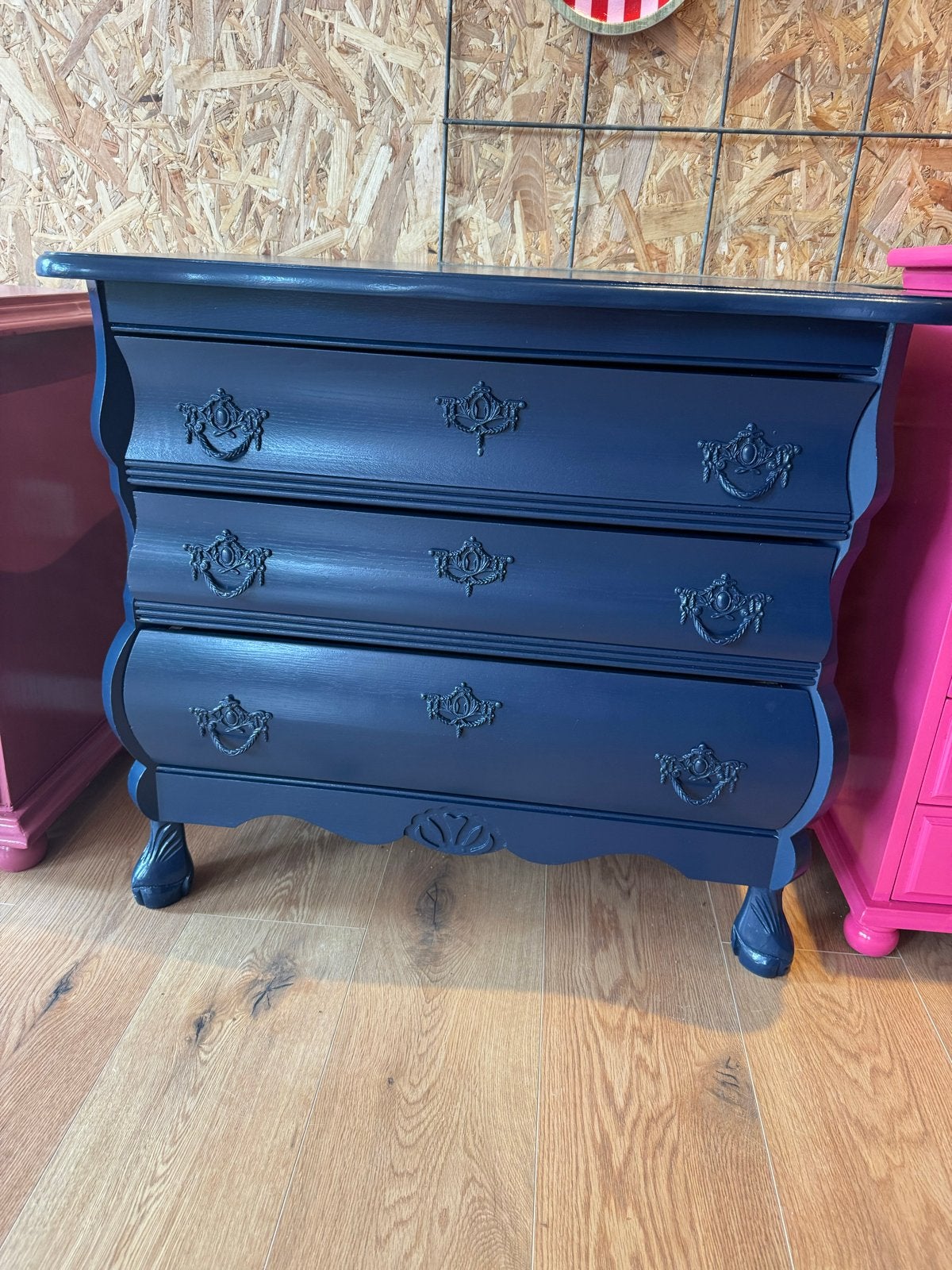 Blauw buik kastje, Antiek en Kunst, Ophalen