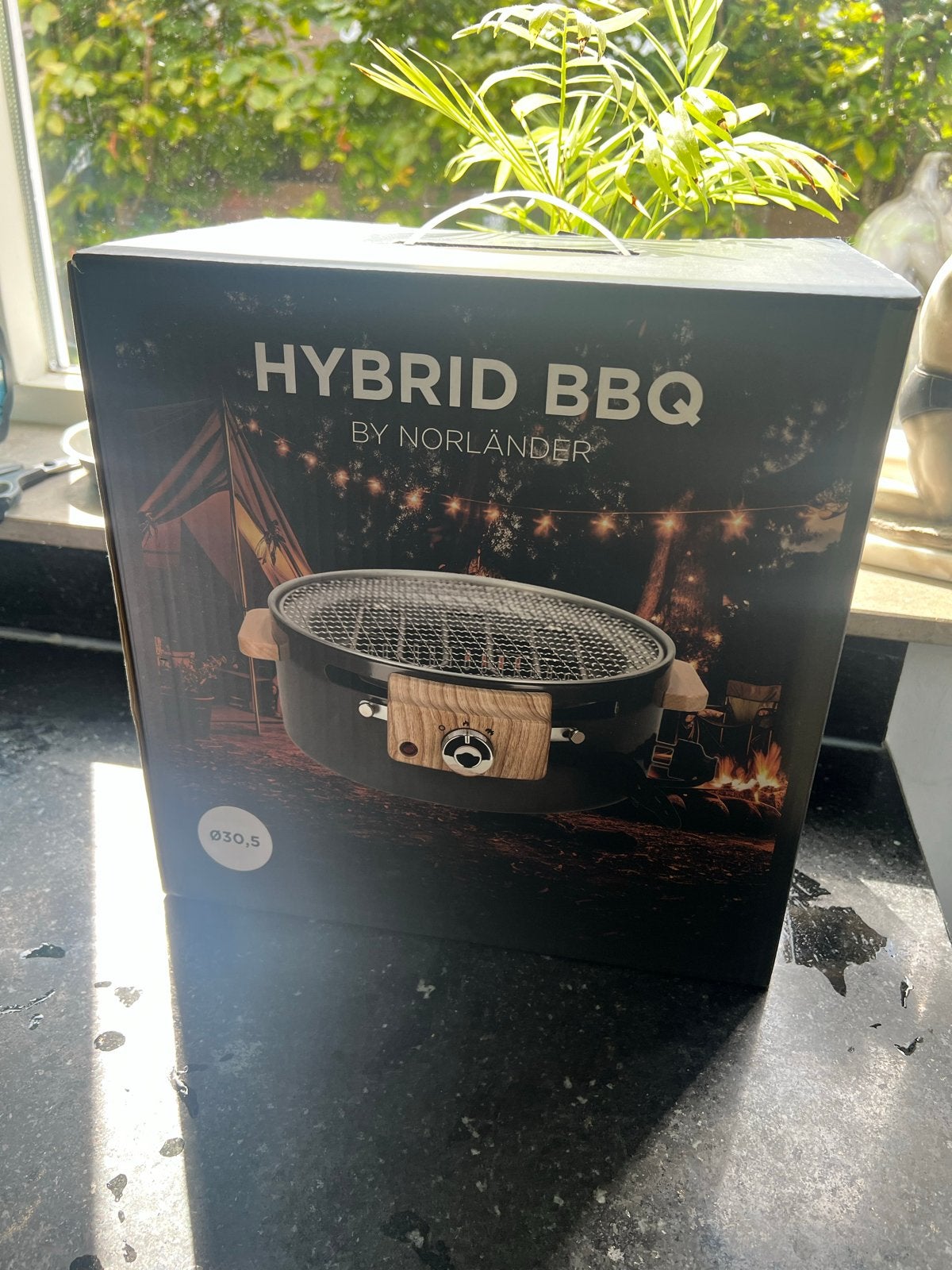 Nieuwe compacte hybride BBQ - ideaal voor camping/kinderen, Ophalen of Verzenden, Nieuw
