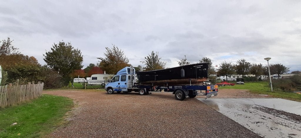Iveco 40C15 | sloep boot-transport | incl. oplegger, Auto's, 145 pk, 4 cilinders, Blauw, 7 stoelen