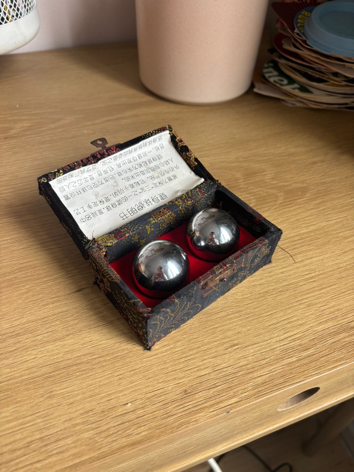 Vintage Chinese Chiming Baoding Balls, Ophalen of Verzenden