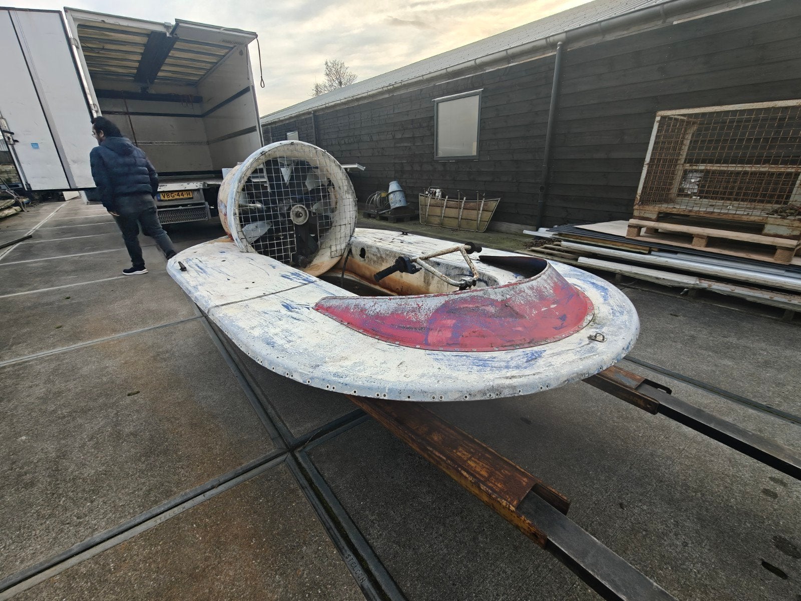 Project Hovercraft - Opknapper project, Ophalen, Gebruikt