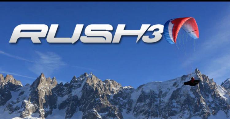 Ozone Rush 3 Paraglider EN B Medium, Sport en Fitness, Zweefvliegen en Paragliding, Ophalen, Gebruikt, Scherm